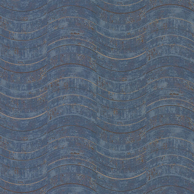 product image for Hydra Geometric Wallpaper in Blue from the Polished Collection by Brewster Home Fashions 94