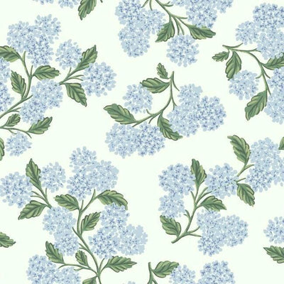 product image of Hydrangea Wallpaper in Blue and White from the Rifle Paper Co. Collection by York Wallcoverings 574