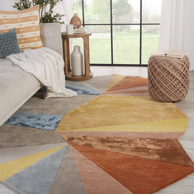 product image for Sabah Handmade Geometric Multicolor & Yellow Rug by Jaipur Living 38