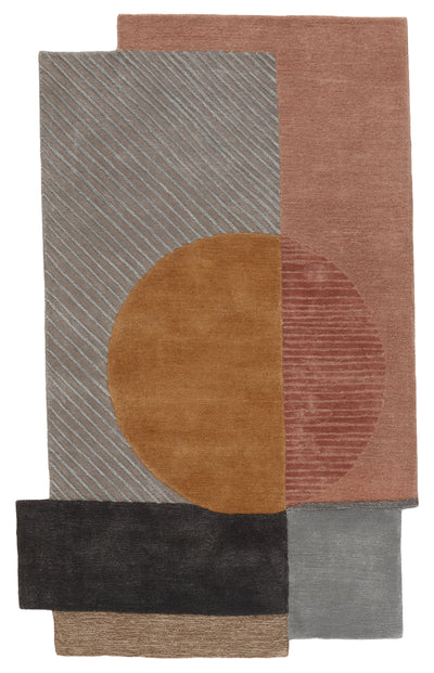 product image of Synovah Handmade Geometric Multicolor & Grey Rug by Jaipur Living 580