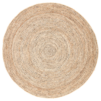 product image for Hastings Natural Solid Beige & Gray Area Rug 2
