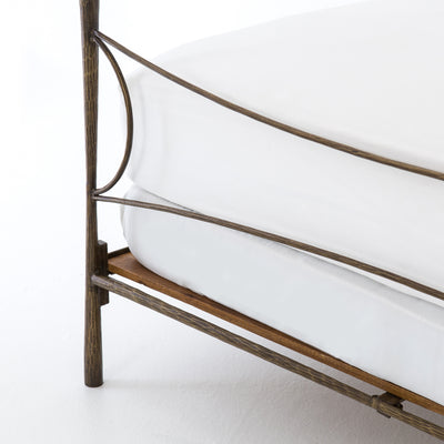 product image for Westwood Bed In Antique Brass 32