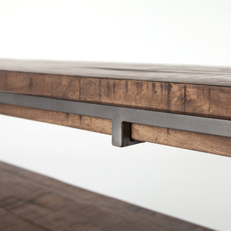 media image for Simien Media Console In Weathered Hickory 289