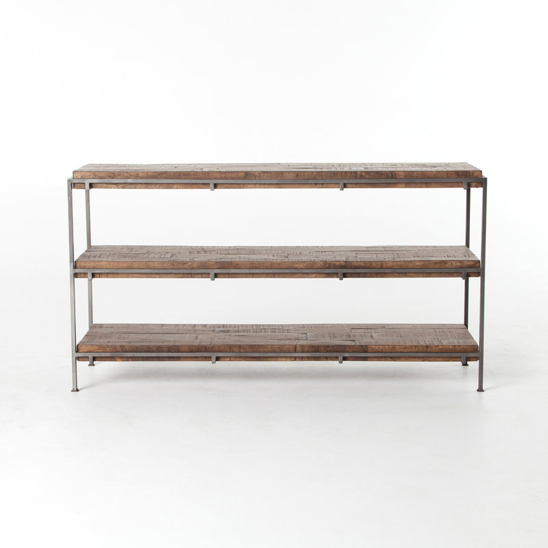media image for Simien Media Console In Weathered Hickory 237