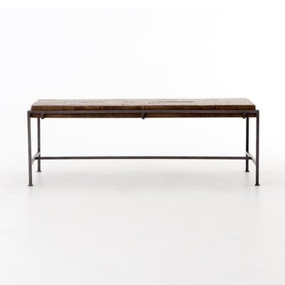 product image for simien coffee table in weathered hickory 8 14