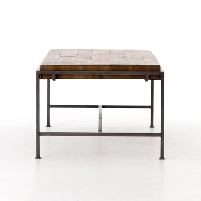 product image for simien coffee table in weathered hickory 2 79