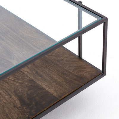 product image for byron coffee table in aged brown 4 2