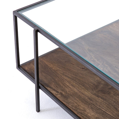 product image for byron coffee table in aged brown 5 73