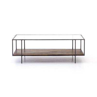 product image for byron coffee table in aged brown 8 7