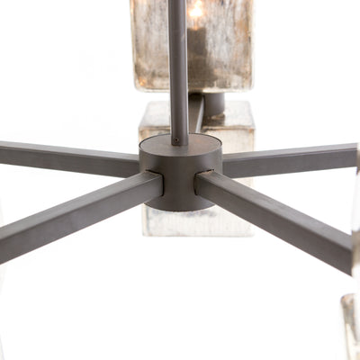 product image for Ava Large Chandelier In Antiqued Iron 52