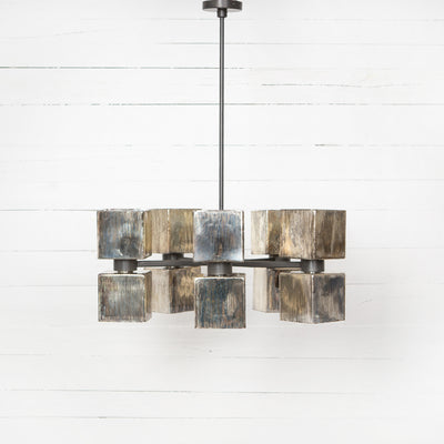 product image for Ava Large Chandelier In Antiqued Iron 77