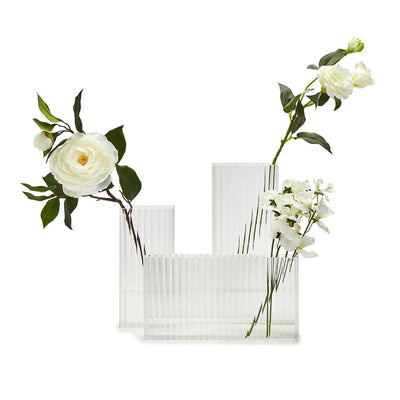 product image for Reeded Ribbed Vases - Set of 3 21