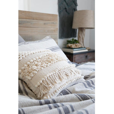 product image for Iman Hand Woven Pillow 20" X 20" With Insert design by Pom Pom at Home 47