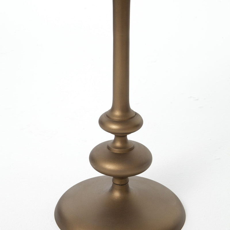 media image for marlow matchstick pedestal table in matte brass 2 253