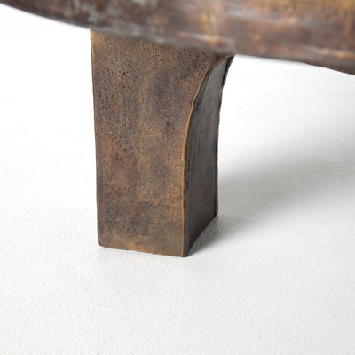 product image for cruz coffee table in antique rust 4 44