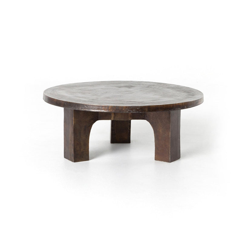 media image for cruz coffee table in antique rust 1 248