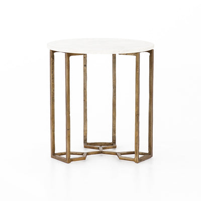 product image for naomi marble end table by bd studio 2 79