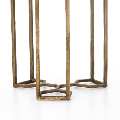 product image for naomi marble end table by bd studio 8 23