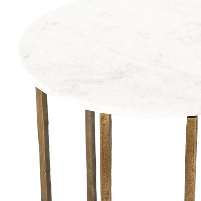 product image for naomi marble end table by bd studio 5 79
