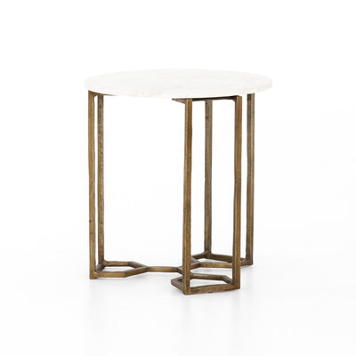 product image for naomi marble end table by bd studio 9 9