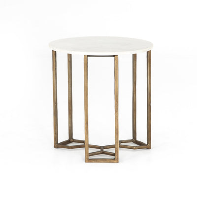 product image for naomi marble end table by bd studio 1 80