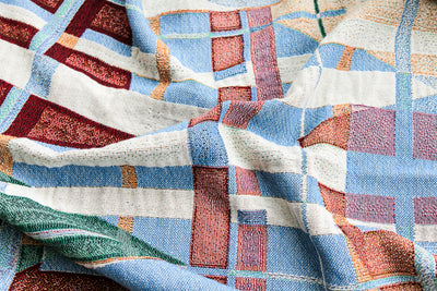 product image for muted woven throw blankets by elise flashman 3 3