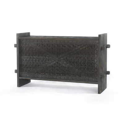 product image for Columbus Trunk Console Table In Dark Totem 15