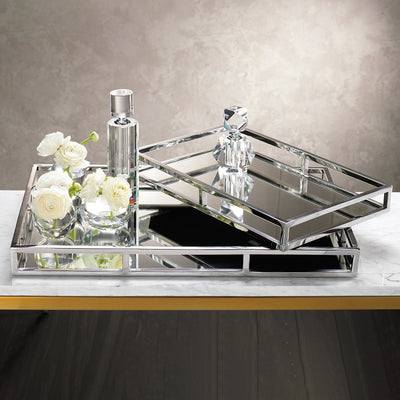 product image for long venturi rectangular mirrored tray by zodax in 5180 2 97