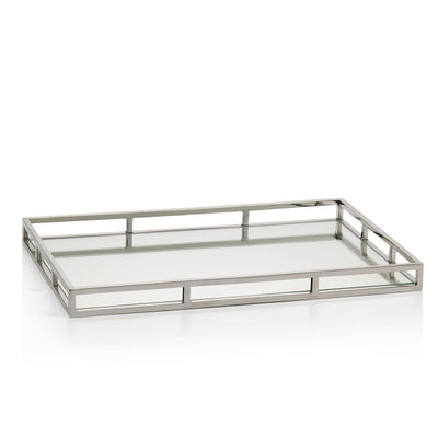 product image for long venturi rectangular mirrored tray by zodax in 5180 3 81