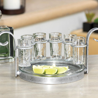 product image for cabo 6 shot glasses tequila serving set by zodax in 5948 2 69