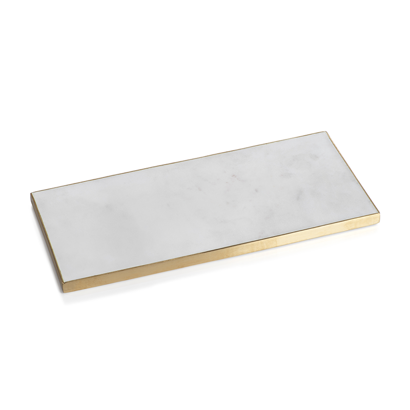 media image for mannara long marble vanity tray by zodax in 6457 1 218