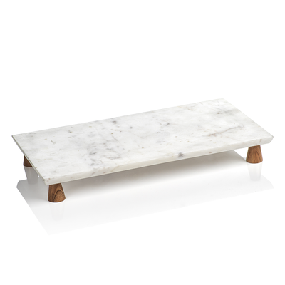 product image for aversa marble footed cheese tray by zodax in 6730 1 17