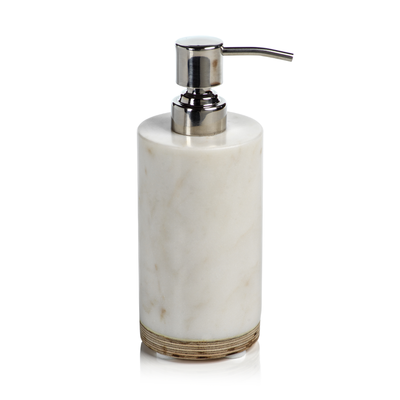 product image of verdi marble w balsa wood soap dispenser by zodax in 6799 1 59