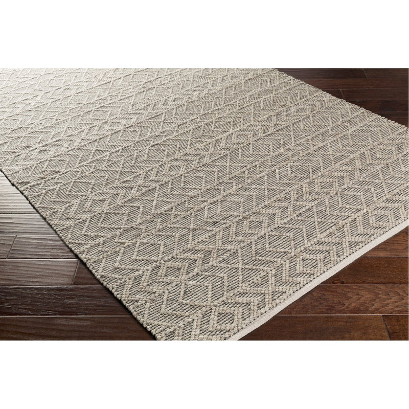 media image for Ingrid ING-2000 Hand Woven Rug in Black & Ivory by Surya 239