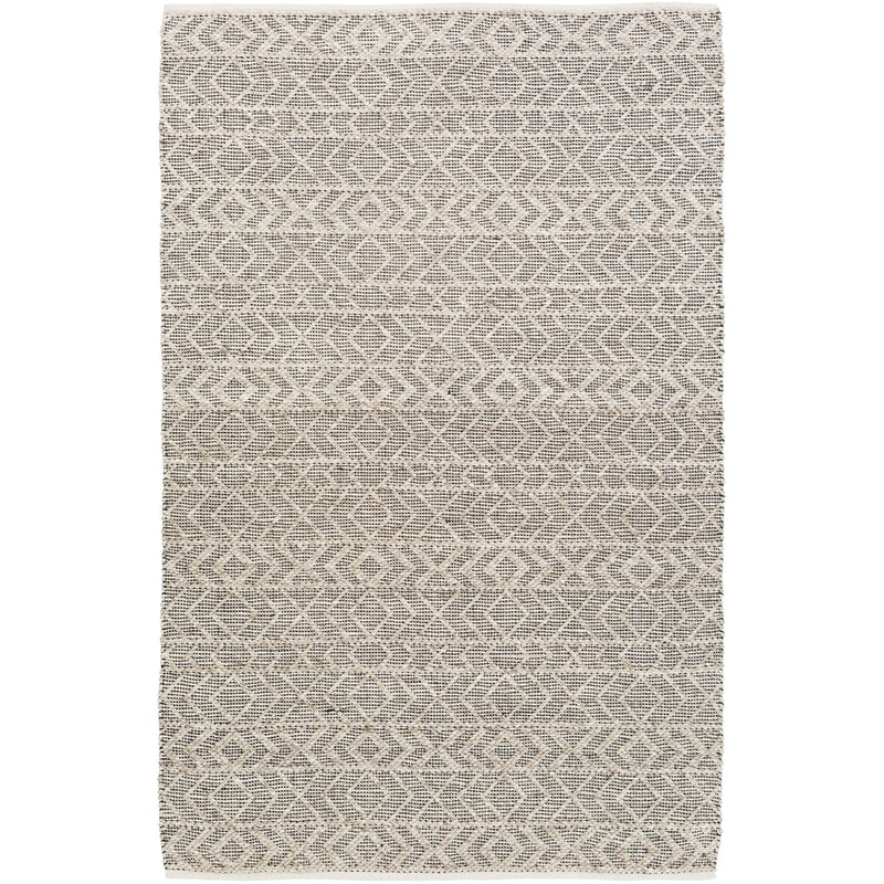media image for Ingrid ING-2000 Hand Woven Rug in Black & Ivory by Surya 245