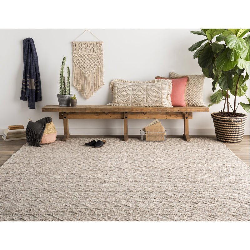 media image for Ingrid ING-2004 Hand Woven Rug in White & Ivory by Surya 296