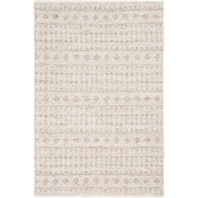 product image of Ingrid ING-2006 Hand Woven Rug in Silver & White by Surya 543