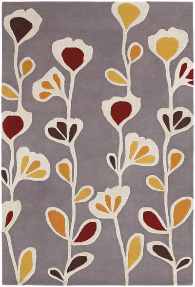 product image of inhabit collection hand tufted area rug grey w flowers design by chandra rugs 1 585