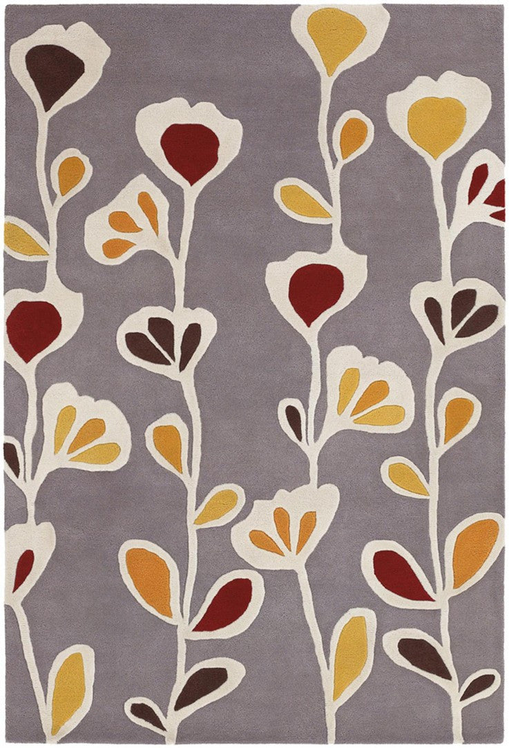 media image for inhabit collection hand tufted area rug grey w flowers design by chandra rugs 1 220