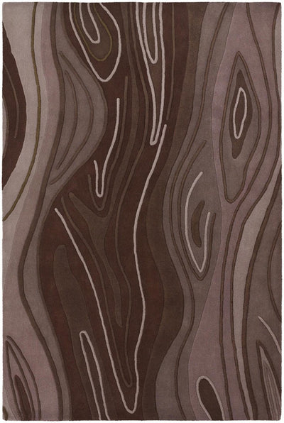 product image of inhabit collection hand tufted area rug brown wood grain design by chandra rugs 1 559