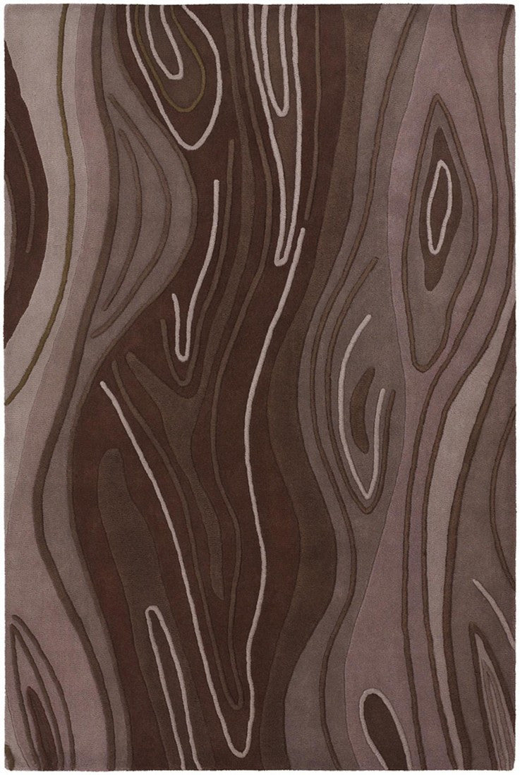 media image for inhabit collection hand tufted area rug brown wood grain design by chandra rugs 1 225