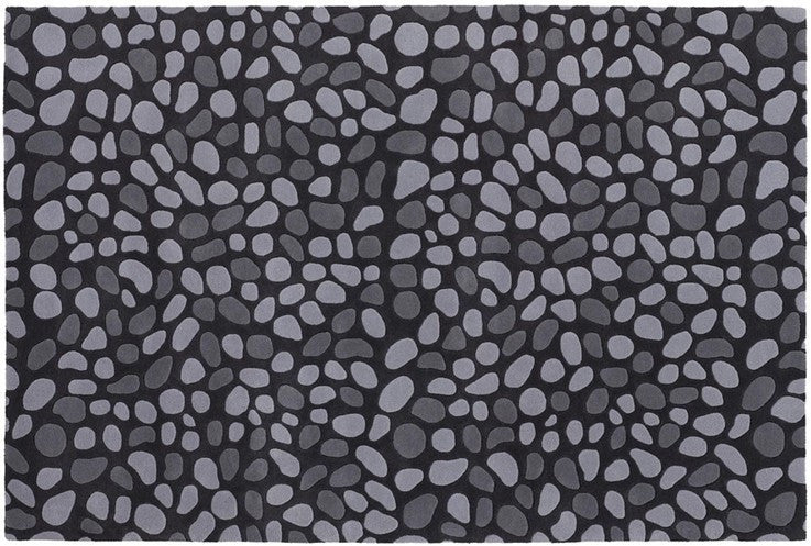 media image for inhabit collection hand tufted area rug blue pebbles design by chandra rugs 1 246