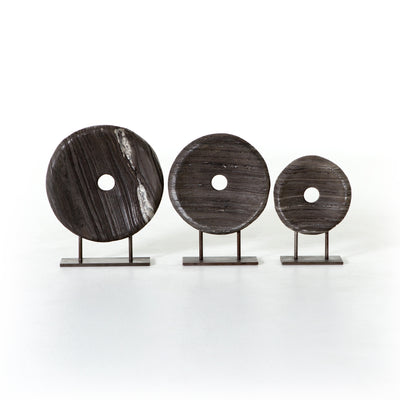 product image of Set Of 3 Linden Round Sculptures 575