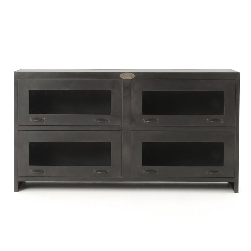 media image for Rockwell Media Cabinet In Antique Iron 216