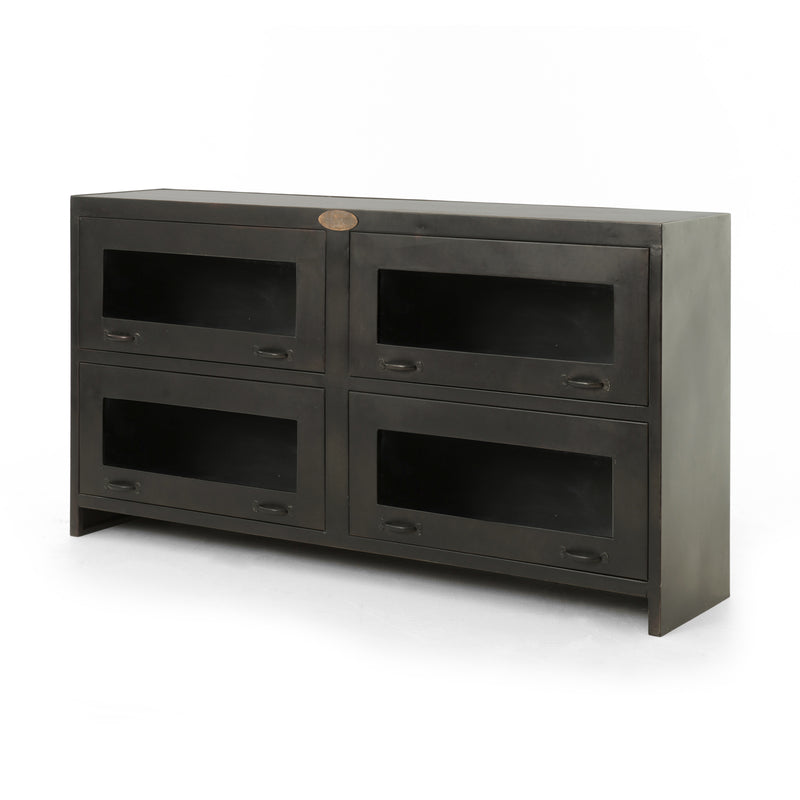 media image for Rockwell Media Cabinet In Antique Iron 21