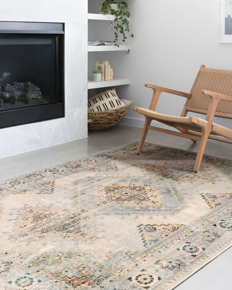 media image for Isadora Rug in Oatmeal & Silver by Loloi II 260