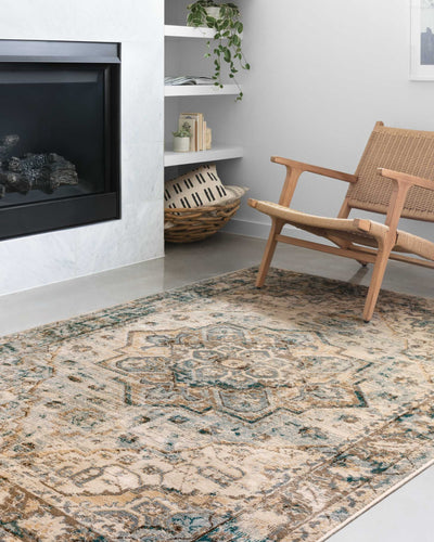 product image for Isadora Rug in Oatmeal & Bark by Loloi II 90