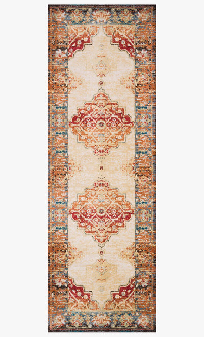 product image for Isadora Rug in Antique Ivory & Sunset by Loloi II 53