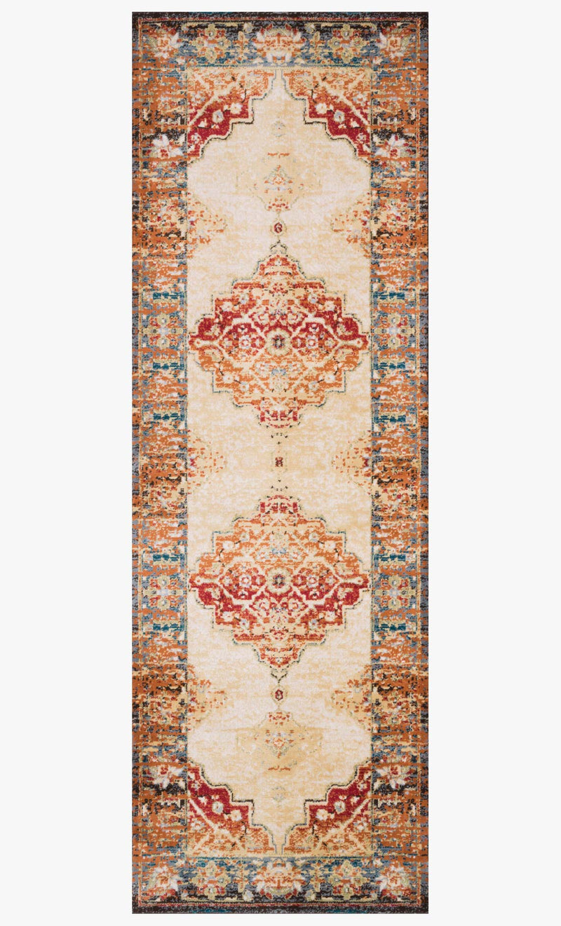 media image for Isadora Rug in Antique Ivory & Sunset by Loloi II 24