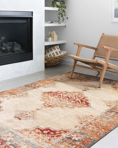 product image for Isadora Rug in Antique Ivory & Sunset by Loloi II 62